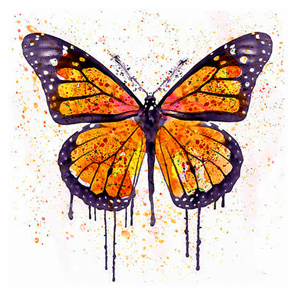 Butterfly - Full Square Drill Diamond Painting 30*40CM