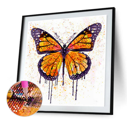 Butterfly - Full Square Drill Diamond Painting 30*40CM