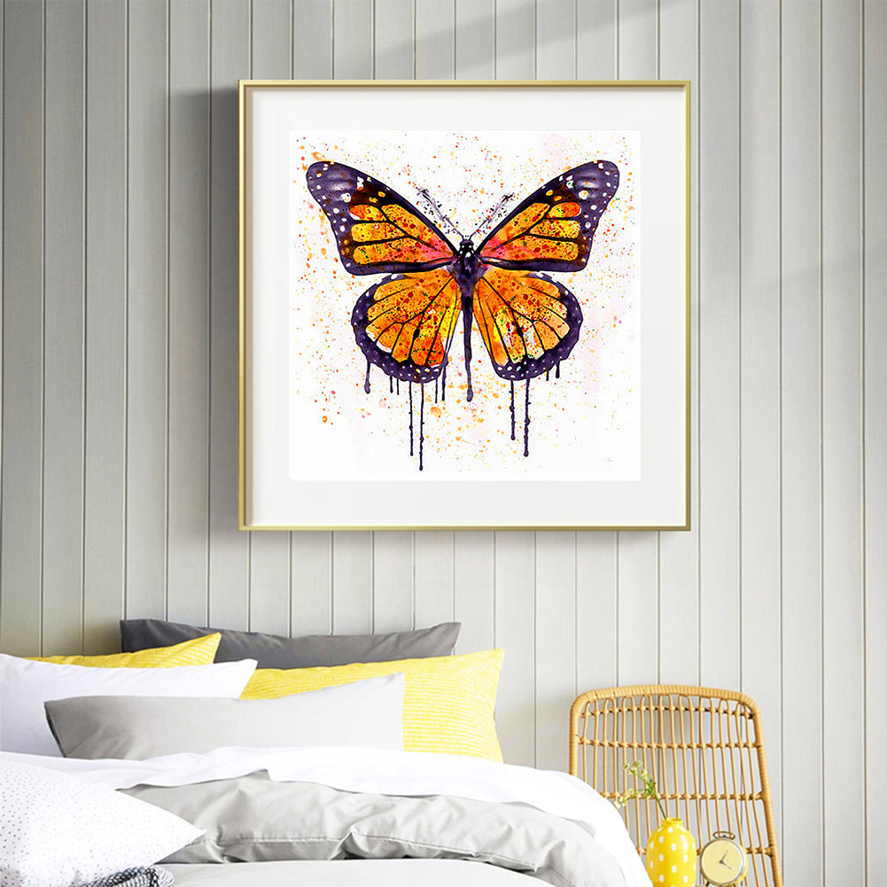 Butterfly - Full Square Drill Diamond Painting 30*40CM