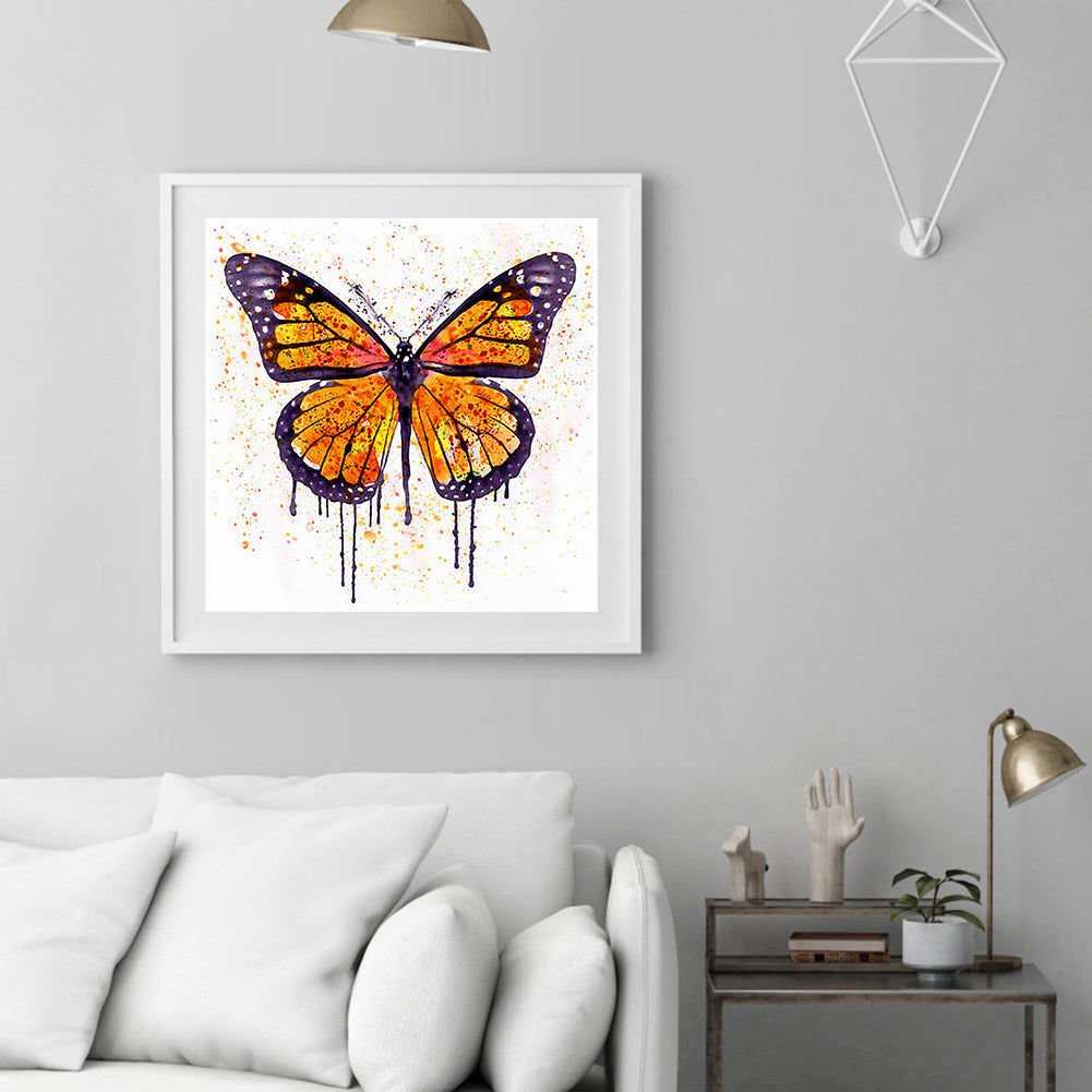 Butterfly - Full Square Drill Diamond Painting 30*40CM