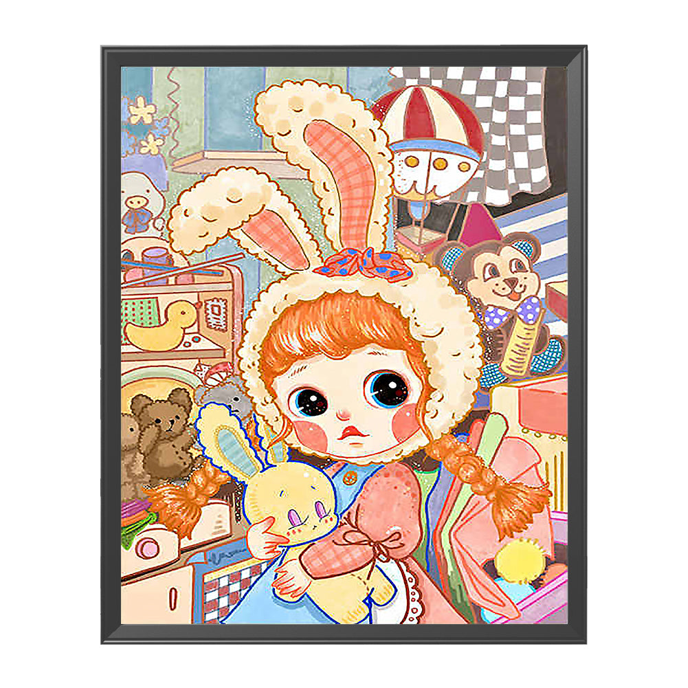 Bunny - 11CT Stamped Cross Stitch 40*50CM