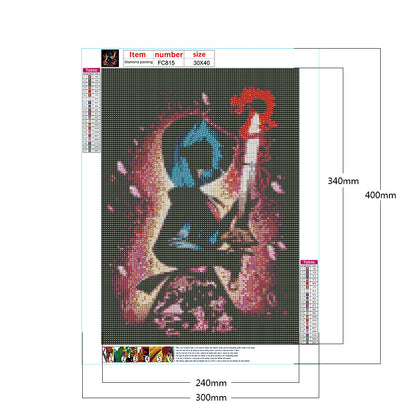 Disney Character Silhouette - Full Square Drill Diamond Painting 30*40CM