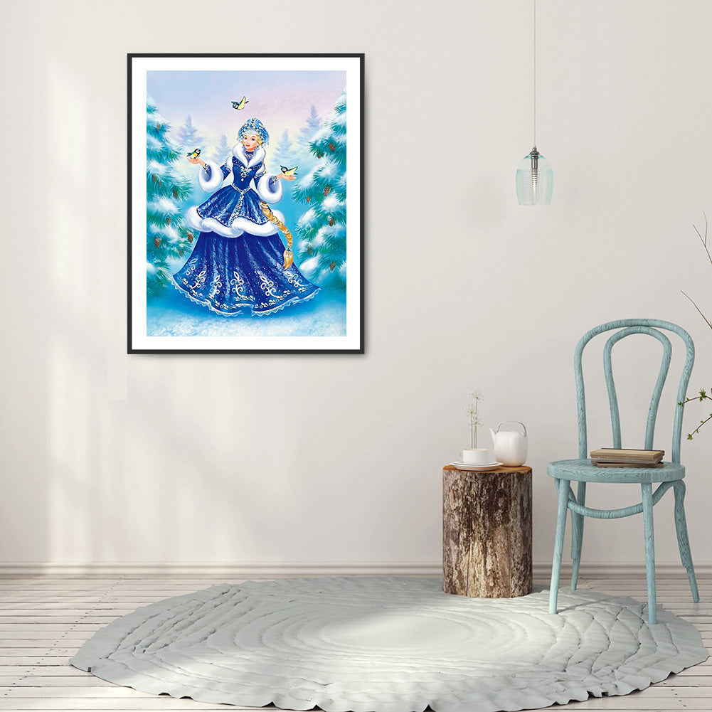 Christmas Fairy - Full Round Drill Diamond Painting 40*50CM