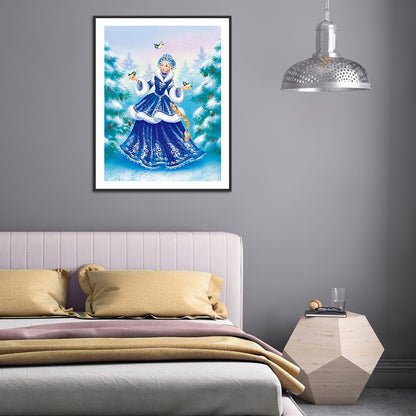 Christmas Fairy - Full Round Drill Diamond Painting 40*50CM