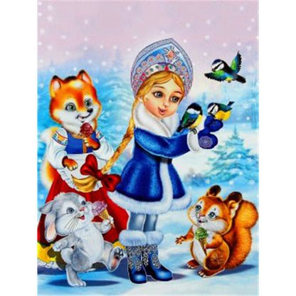 Christmas Fairy - Full Round Drill Diamond Painting 40*50CM