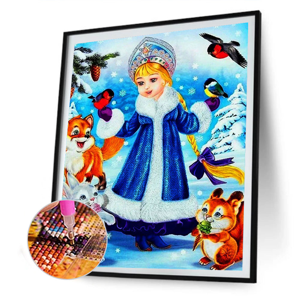 Christmas Fairy - Full Round Drill Diamond Painting 40*50CM