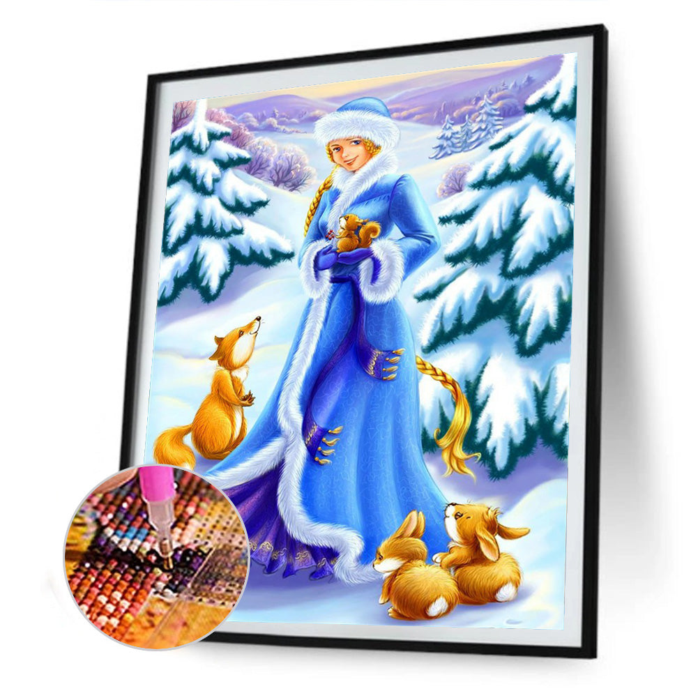 Christmas Fairy - Full Round Drill Diamond Painting 40*50CM