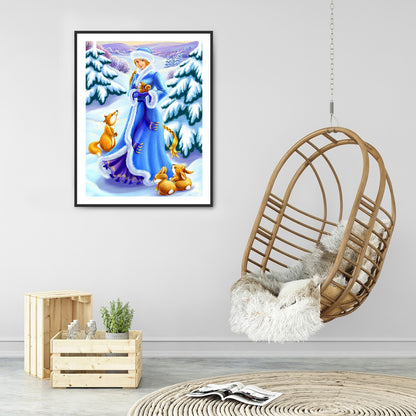 Christmas Fairy - Full Round Drill Diamond Painting 40*50CM