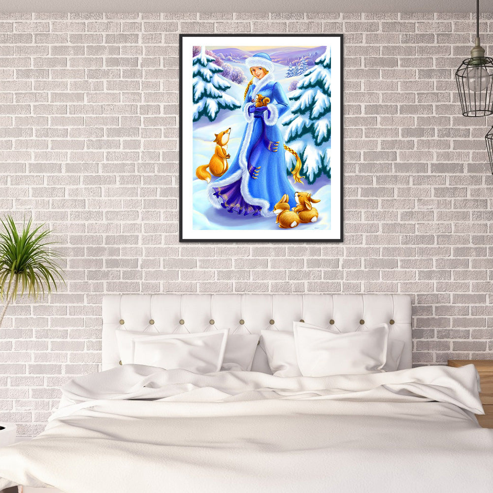 Christmas Fairy - Full Round Drill Diamond Painting 40*50CM