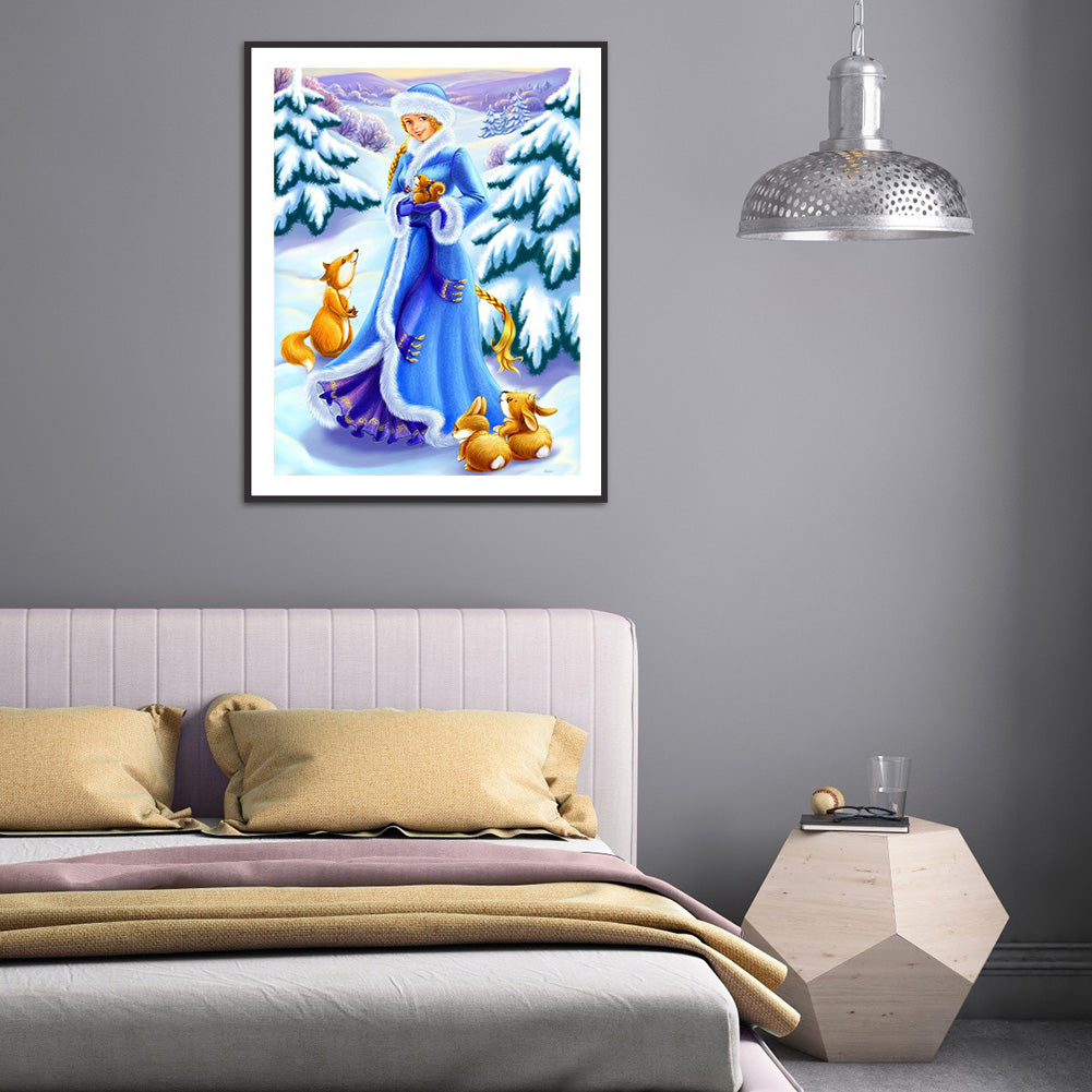 Christmas Fairy - Full Round Drill Diamond Painting 40*50CM