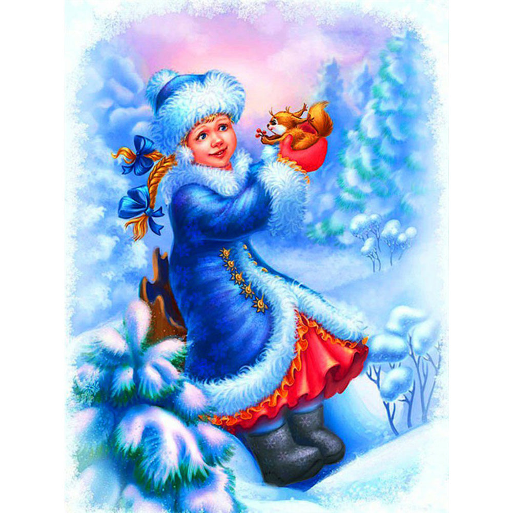 Christmas Fairy - Full Round Drill Diamond Painting 40*50CM