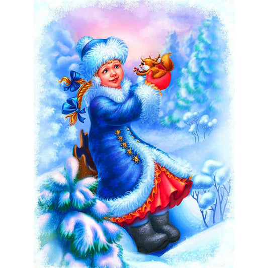 Christmas Fairy - Full Round Drill Diamond Painting 40*50CM