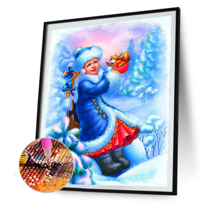 Christmas Fairy - Full Round Drill Diamond Painting 40*50CM