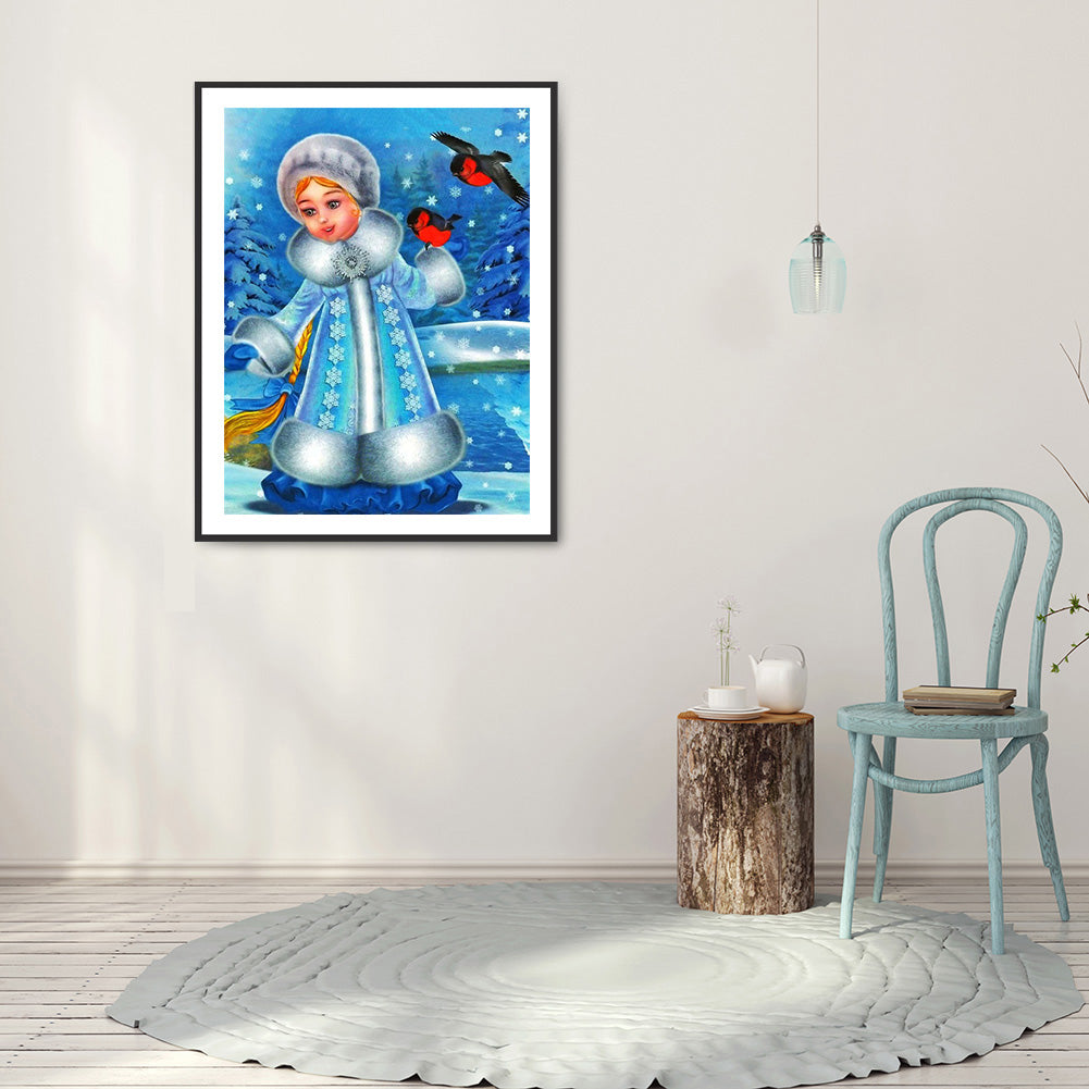 Christmas Fairy - Full Round Drill Diamond Painting 40*50CM