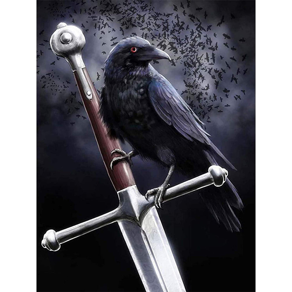 Crow - Full Square Drill Diamond Painting 30*40CM