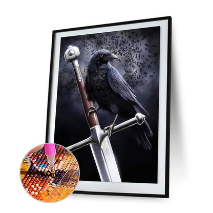 Crow - Full Square Drill Diamond Painting 30*40CM