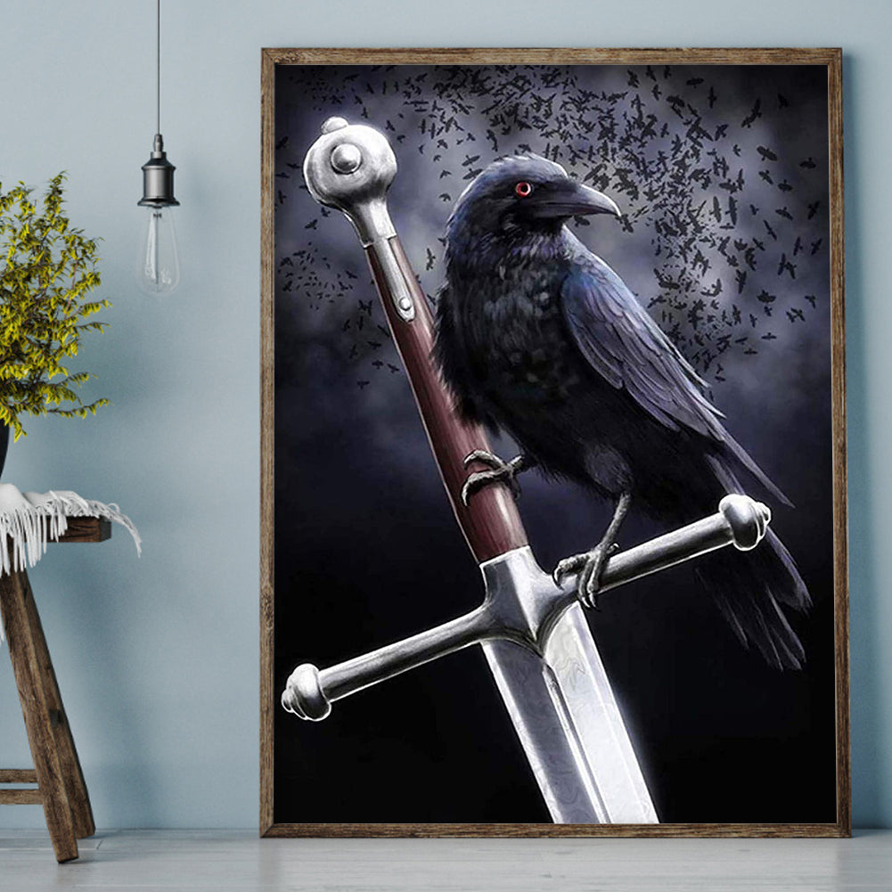 Crow - Full Square Drill Diamond Painting 30*40CM