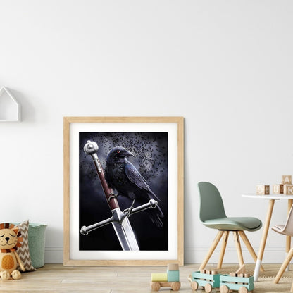 Crow - Full Square Drill Diamond Painting 30*40CM