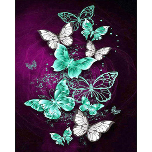 Butterfly - Full Square Drill Diamond Painting 30*40CM