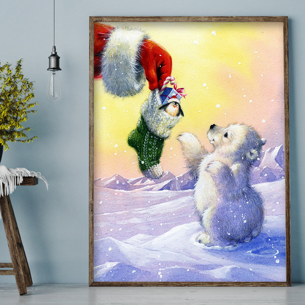 Snow Treasure - Full Square Drill Diamond Painting 30*40CM