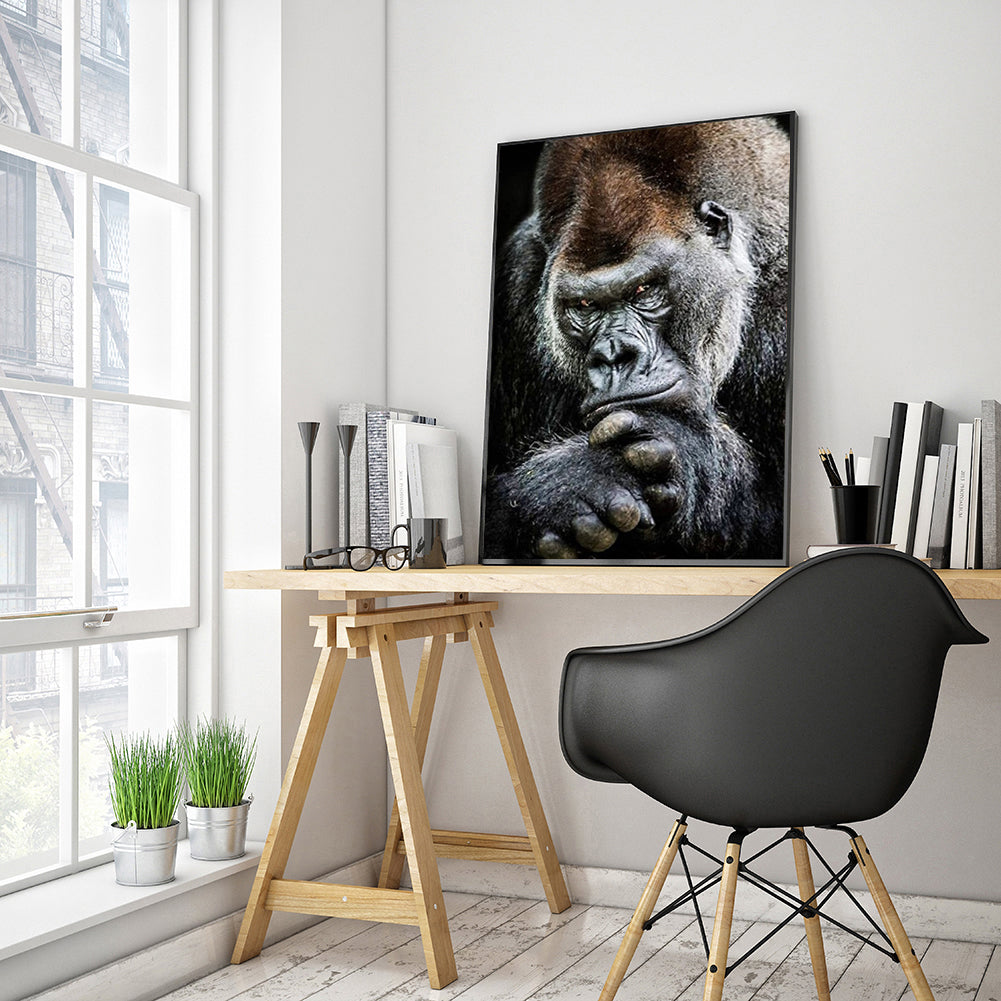 Chimpanzees - Full Square Drill Diamond Painting 30*40CM