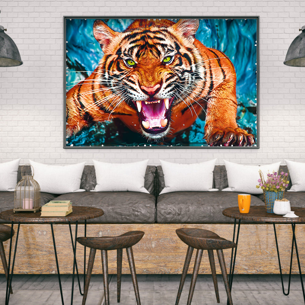 Tiger - Full Square Drill Diamond Painting 30*40CM