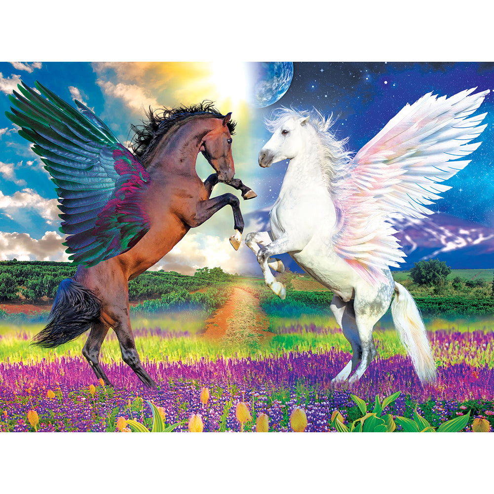 Horse With Wings - Full Square Drill Diamond Painting 30*40CM