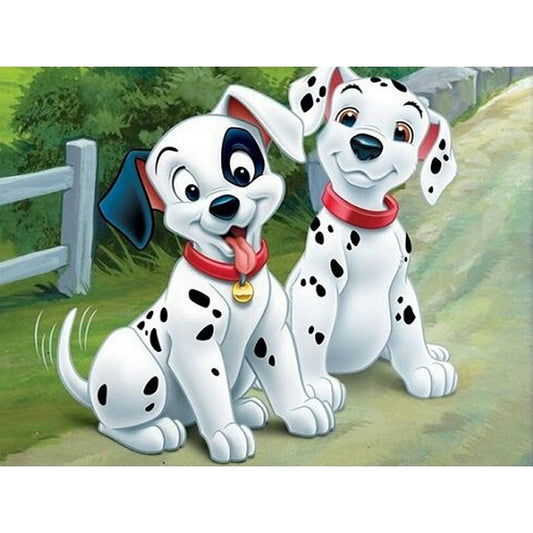 Dalmatians - Full Square Drill Diamond Painting 30*40CM