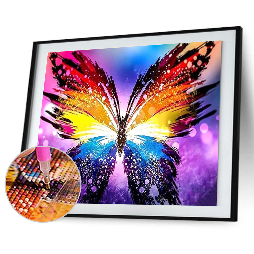 Butterfly - Full Square Drill Diamond Painting 30*40CM