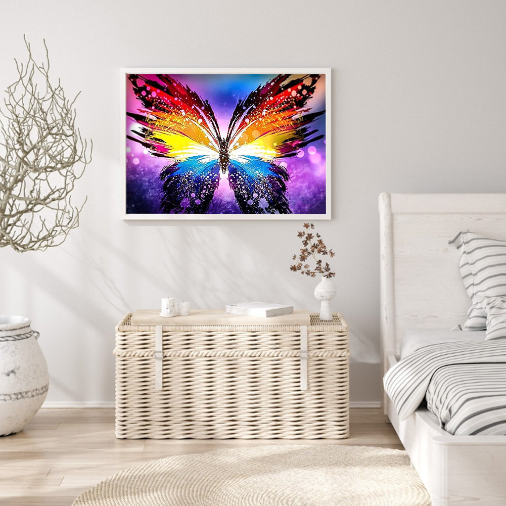 Butterfly - Full Square Drill Diamond Painting 30*40CM