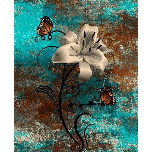 Butterfly - Full Square Drill Diamond Painting 30*40CM