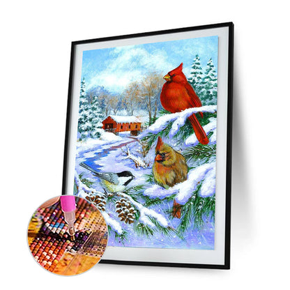 Bird - Full Square Drill Diamond Painting 30*40CM