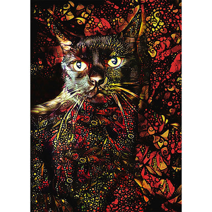 Cat - Full Square Drill Diamond Painting 30*40CM