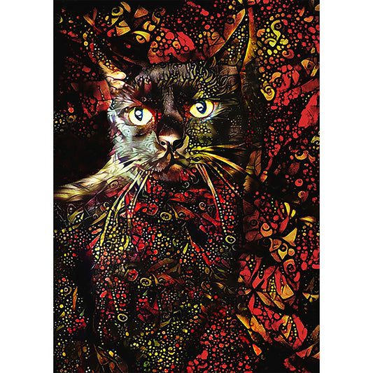 Cat - Full Square Drill Diamond Painting 30*40CM