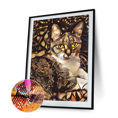 Cat - Full Square Drill Diamond Painting 30*40CM