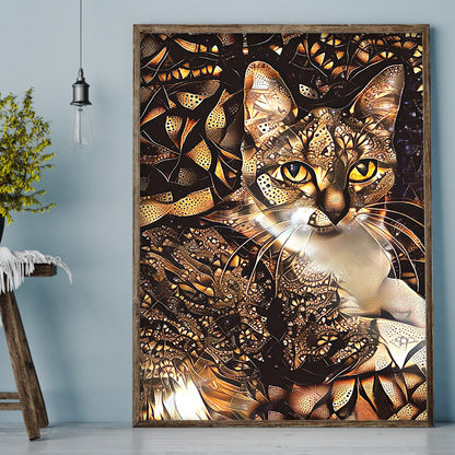 Cat - Full Square Drill Diamond Painting 30*40CM