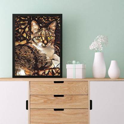 Cat - Full Square Drill Diamond Painting 30*40CM