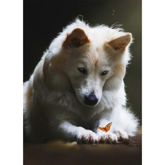 Dog - Full Square Drill Diamond Painting 30*40CM