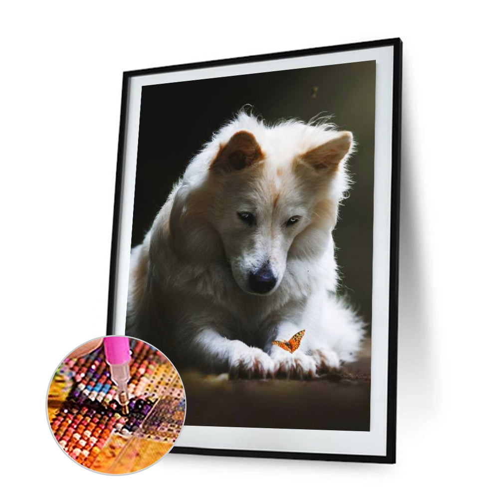 Dog - Full Square Drill Diamond Painting 30*40CM