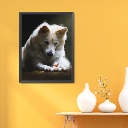 Dog - Full Square Drill Diamond Painting 30*40CM