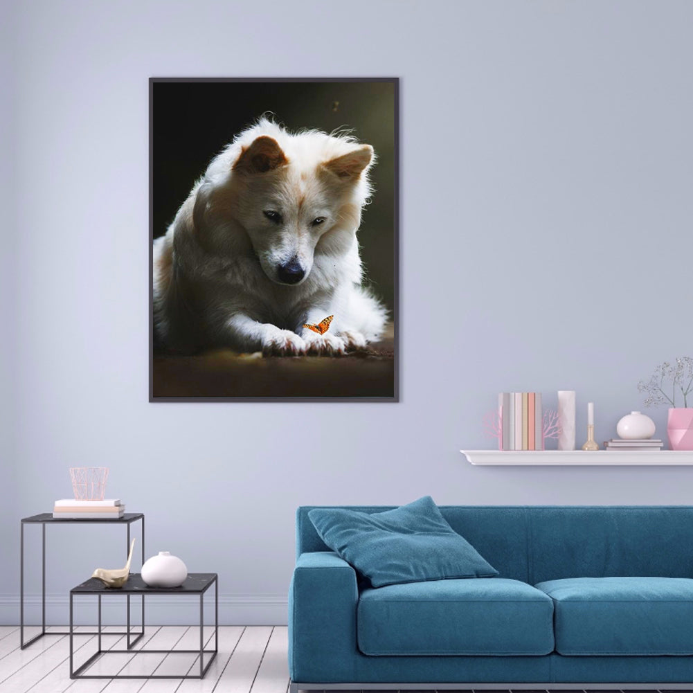 Dog - Full Square Drill Diamond Painting 30*40CM