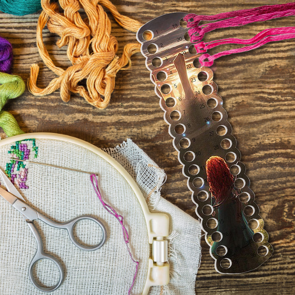 Cross Stitch Embroidery Thread Organizer 36 Positions Sewing Line Holder