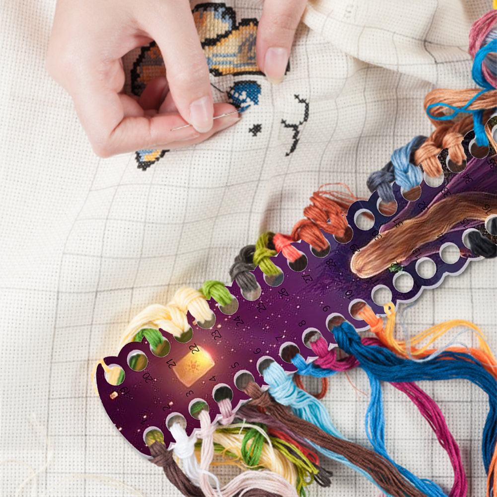Cross Stitch Embroidery Thread Organizer 36 Positions Sewing Line Holder