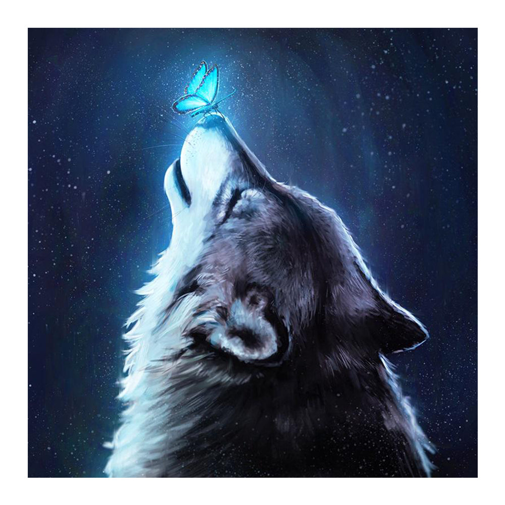 Wolf - Full Square Drill Diamond Painting 30*40CM