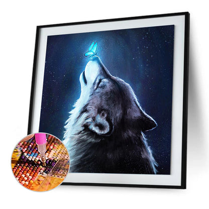 Wolf - Full Square Drill Diamond Painting 30*40CM