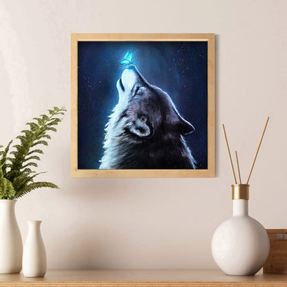 Wolf - Full Square Drill Diamond Painting 30*40CM