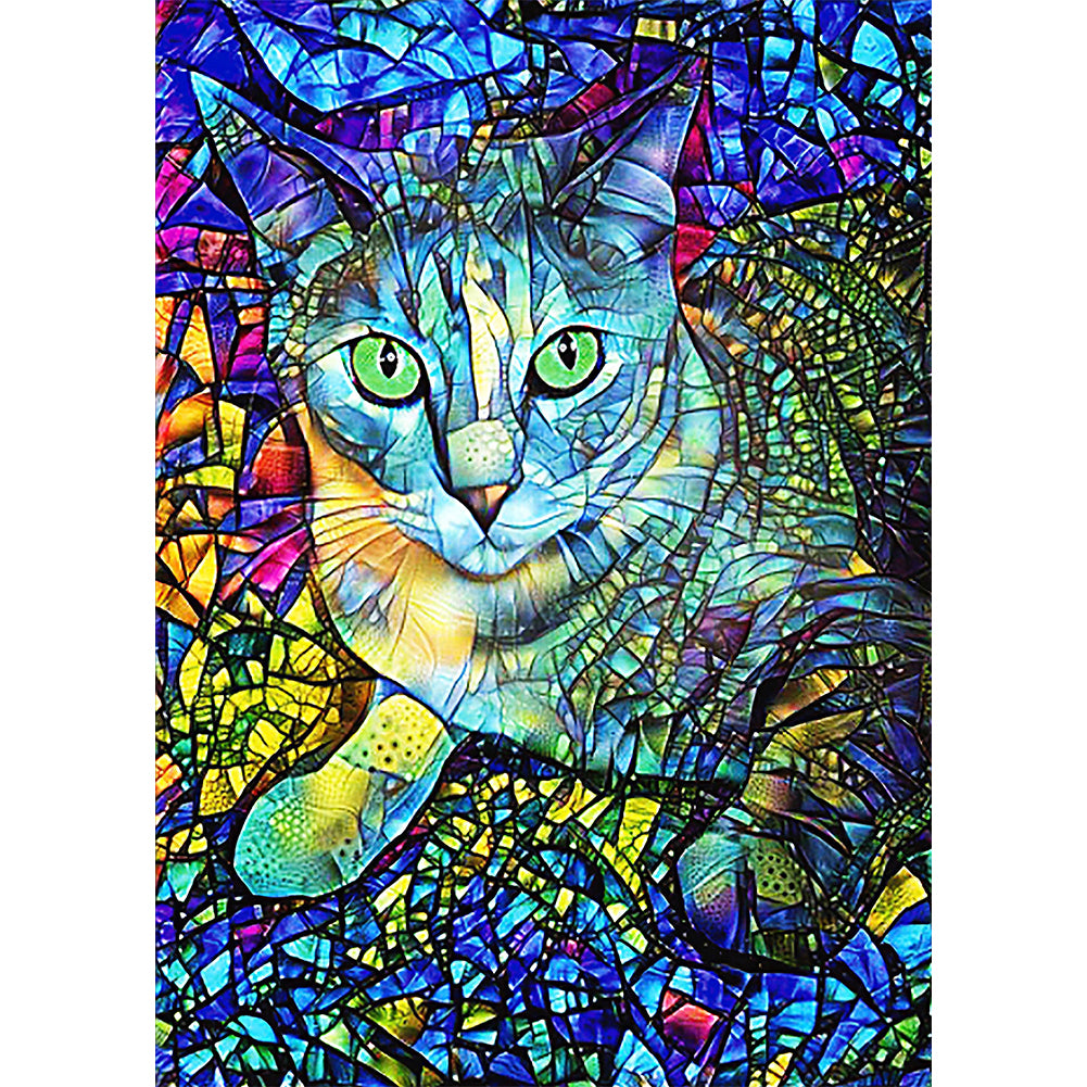 Cat - Full Square Drill Diamond Painting 30*40CM