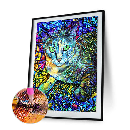 Cat - Full Square Drill Diamond Painting 30*40CM