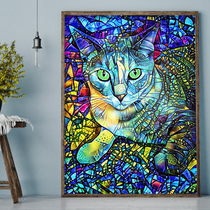 Cat - Full Square Drill Diamond Painting 30*40CM