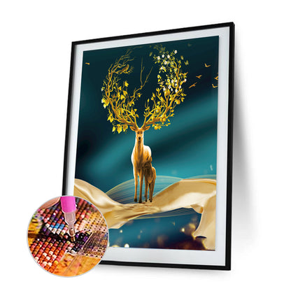 Deer - Full Square Drill Diamond Painting 30*40CM